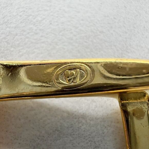 Vintage Gold Tone Simple Basic Belt Buckle for up to 1 Inch Belt - Picture 8 of 8